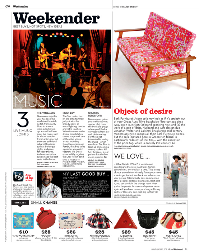 11 2011 002 Weekender nsw