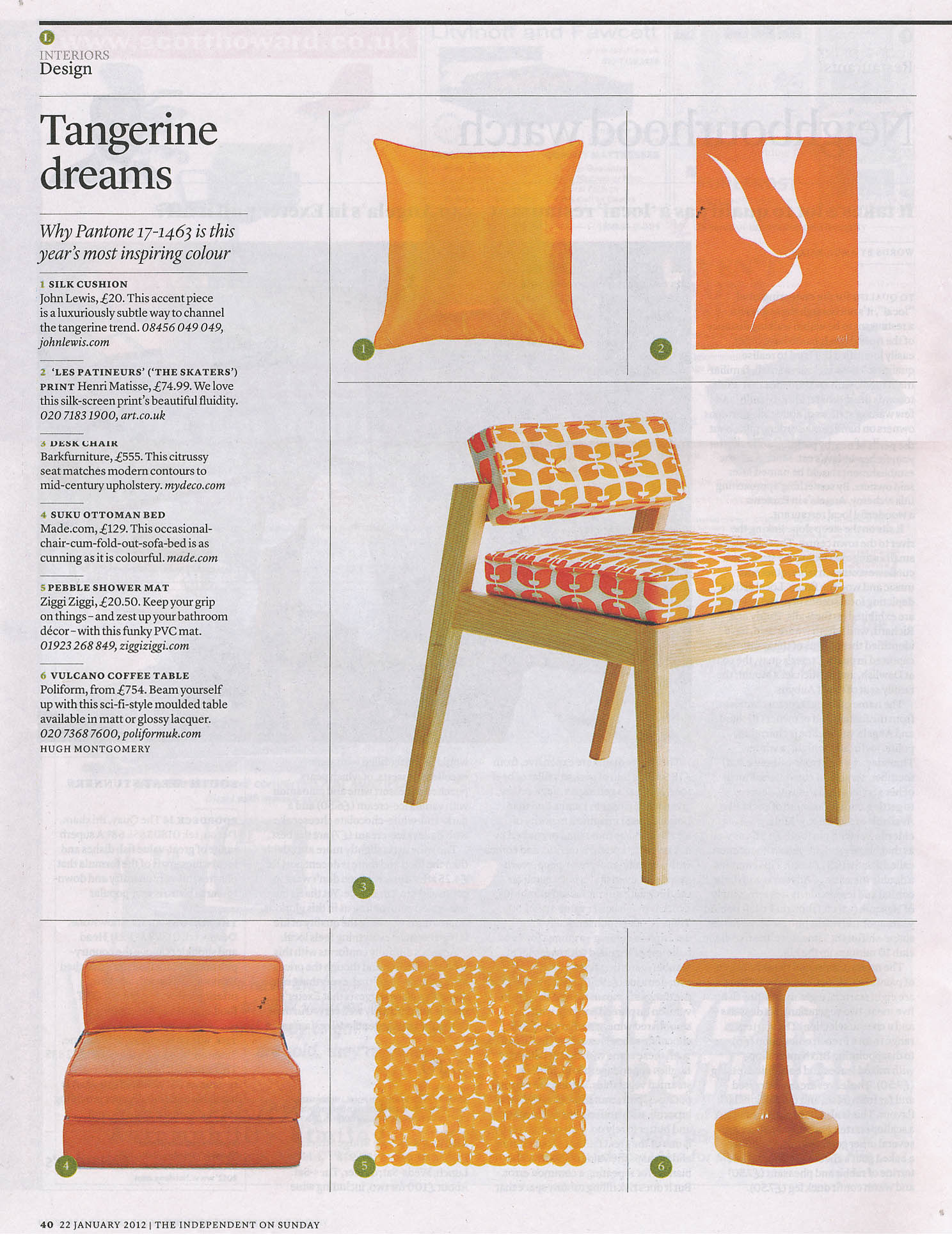 The Independent on Sunday Jan 2012